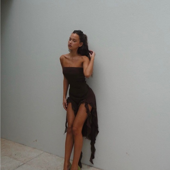 Lioness Dresses & Skirts - Lioness Rendezvous Chocolate Dress